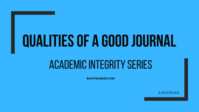 Qualities of Good Journals