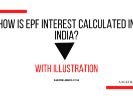 How is EPF interest calculated in India