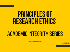 Principles of Research Ethics