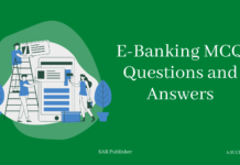 E-Banking MCQ Questions And Answers Part – 1 - SAR Publisher