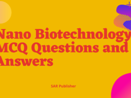 Nano Biotechnology MCQ Questions and Answers
