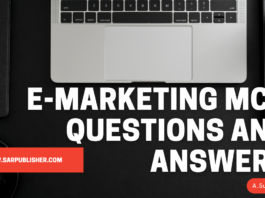 E-Marketing MCQ Questions and Answers